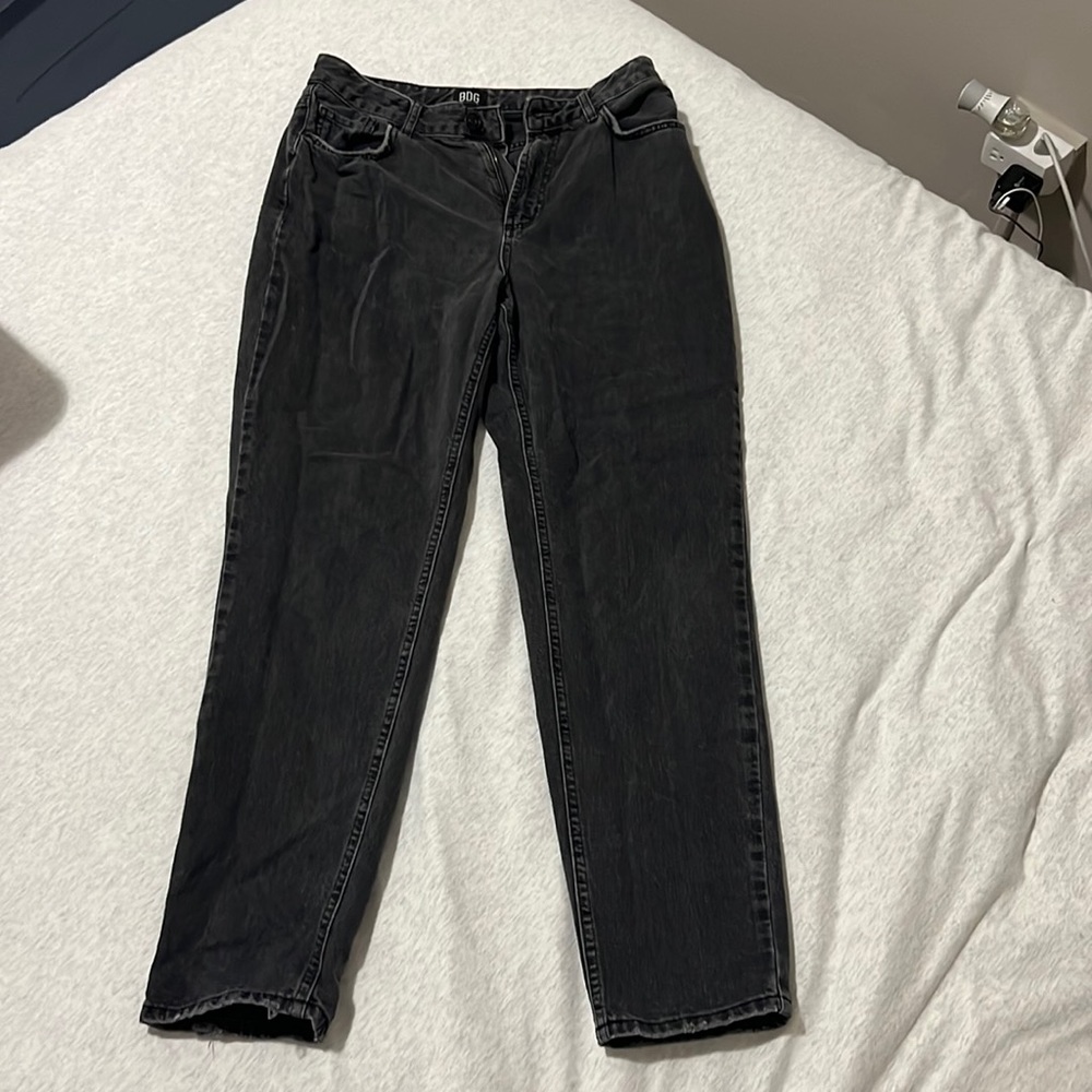 BDG Mom Jeans, Black